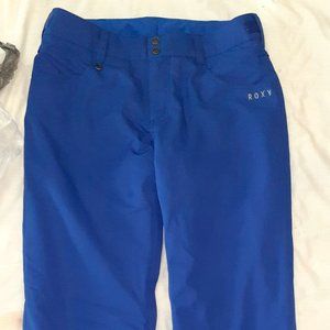Roxy Womens Blue Snowpants